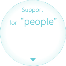 Support  for “people”